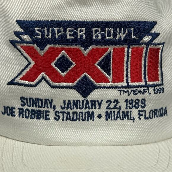 Annco Super Bowl XXIII 49ers Bengals Snapback Hat Football Vintage NFL Gridiron - Picture 5 of 8